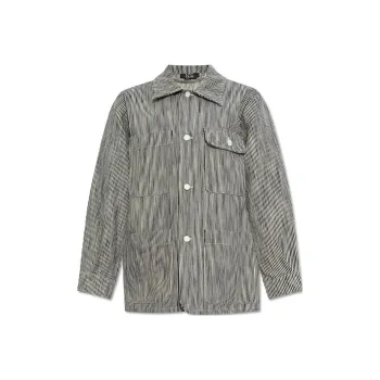 A.P.C Striped Pattern Shirt Jacket