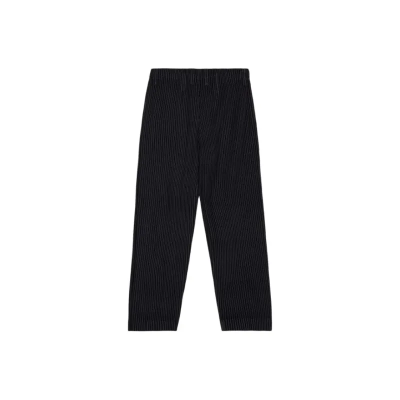 Homme Plissé ISSEY MIYAKE Elasticated Waistband Pleated Trousers-1