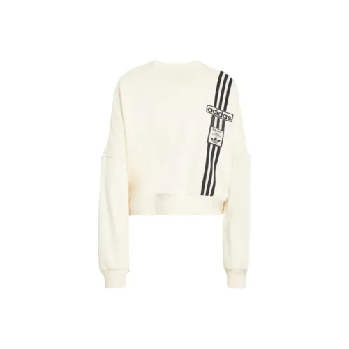 Adidas Originals Women's Adibreak Cropped Sweatshirt Cream White