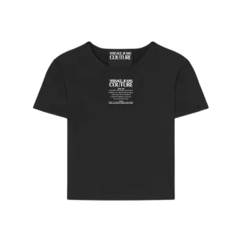 VERSACE JEANS COUTURE FW24 Regular T Shirt Women's Black