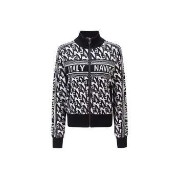 NAVIGARE Knitwear Women's Dark Night Black White