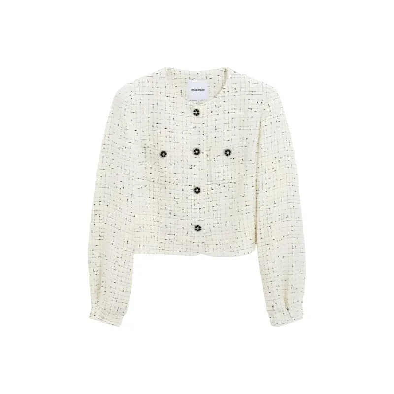 Bebe Jackets Coats Women's Ivory White-0