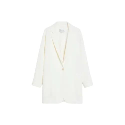 MaxMara Jackets Coats Women's White