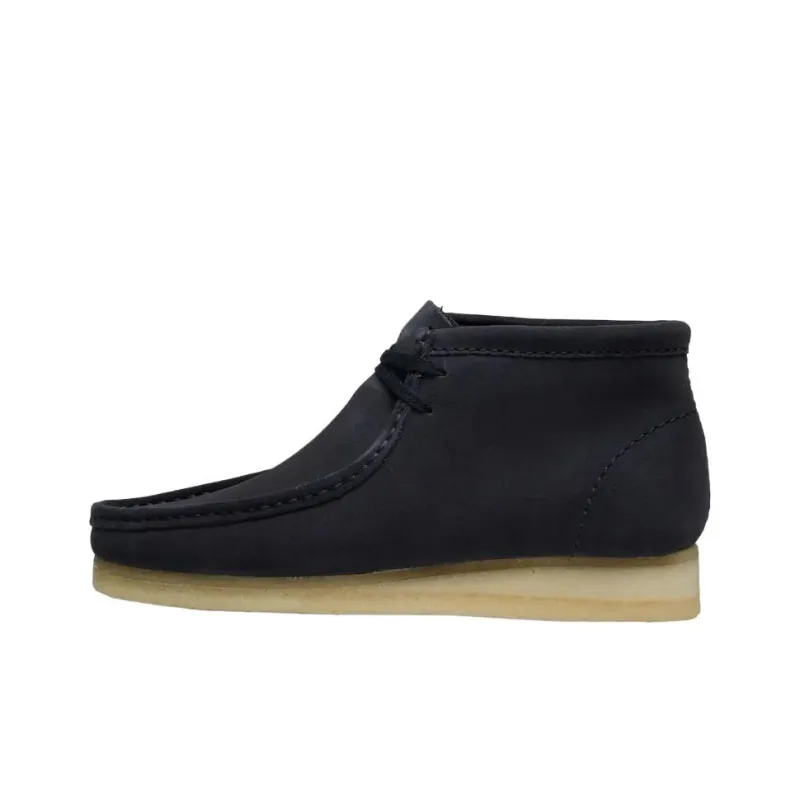 Clarks Originals WALLABEE Ankle Boots Men's Dark Blue-0