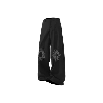 OPMO Casual Pants Unisex Black