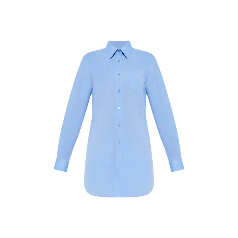MOSCHINO Logo embroidered Shirt Dress-0