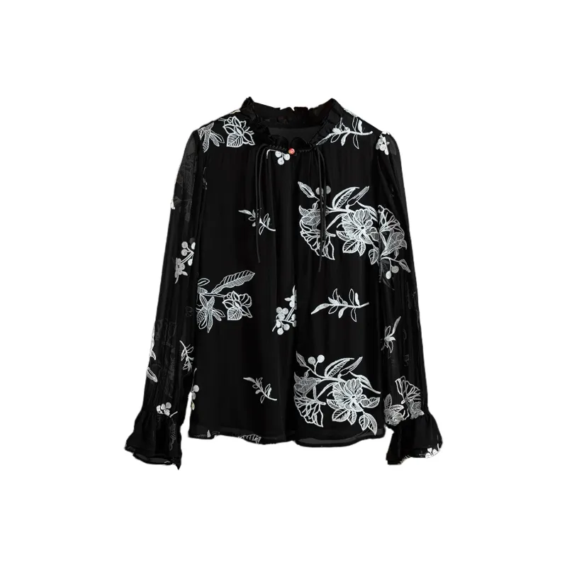 To The West Shirt Women's Black-0