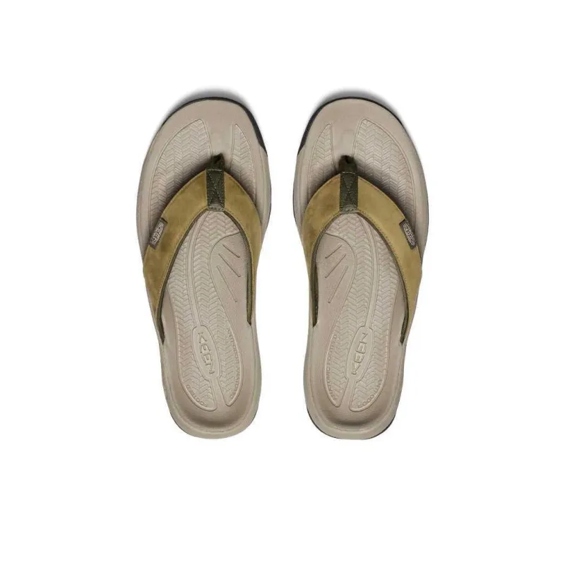 KEEN Kona Odor Resistant Flip Flops Men's Brown-3