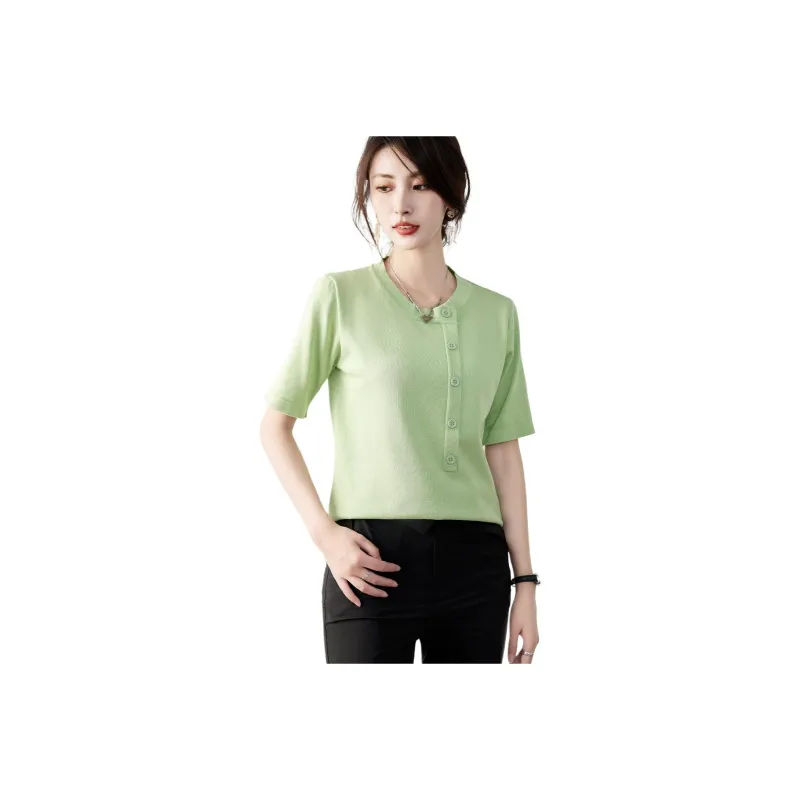 Love Elaine Knitwear Women's Pea Green-0