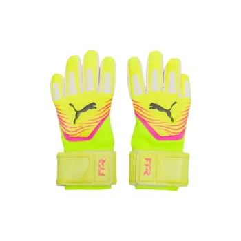 PUMA Fabric, Latex, Artificial Leather Sports Gloves Unisex Green