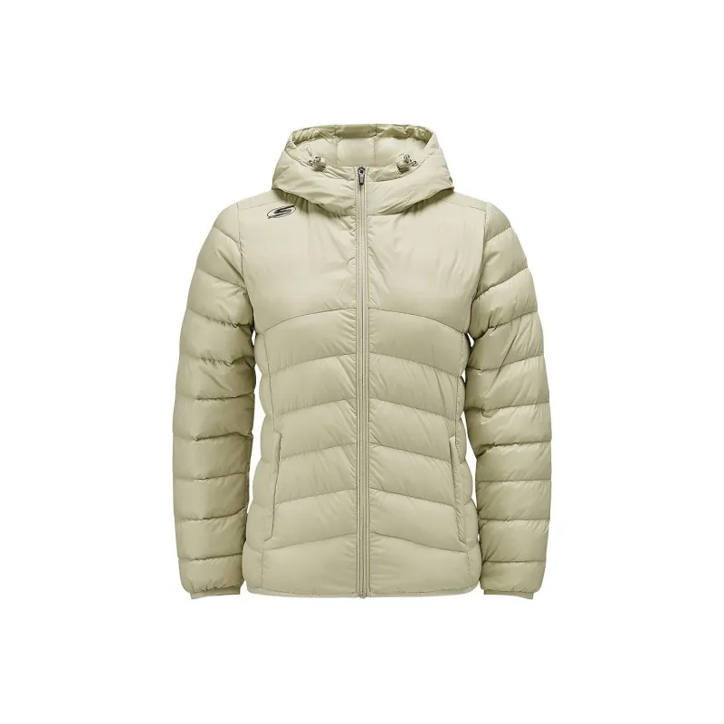 Skechers Basic Sports Series Outdoor Lightweight Down Jacket Women's Durable Gray-0