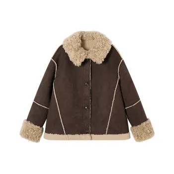 Ouyang Jackets Coats Women's Coffee