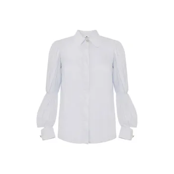 Elisabetta Franchi Flounce sleeve Muslin Shirt