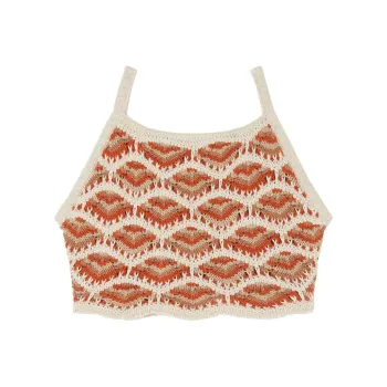 Alanui Hawa Mahal Crochet knit Top