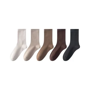 MIIOW Mid Calf Socks Women's 5 Pack