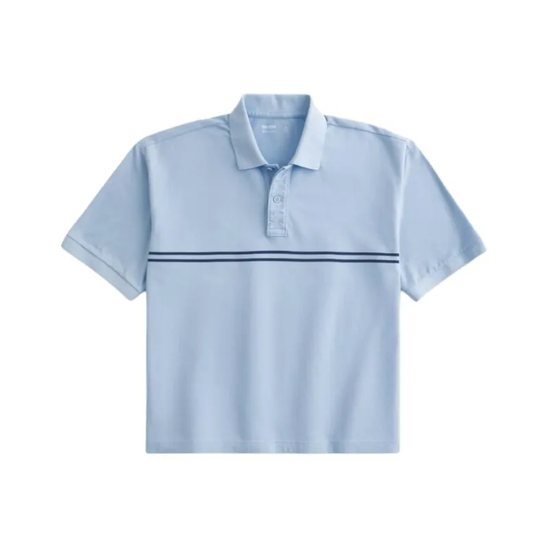 Hollister Polo Shirt Women's Light Blue-0
