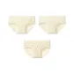 Yellow+All over Print Print+All over Print Heart (3 Pack)