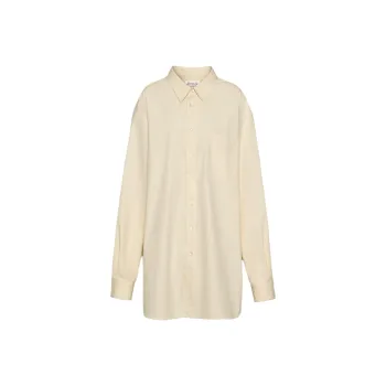Maison Margiela Oversized Curved Hem Shirt