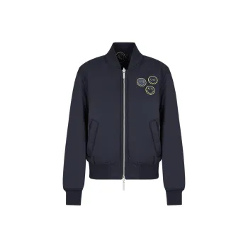 ARMANI EXCHANGEAE x SMILEYWORLD FW22 Jackets Coats Women's Dark Blue
