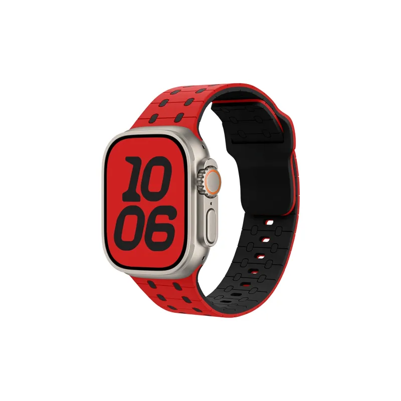XINGYAAN Watch Band Apple Compatibility Silicone Material-4