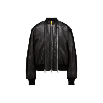 MONCLER GENIUS Moncler X Willow Smith Leather Bomber Jacket