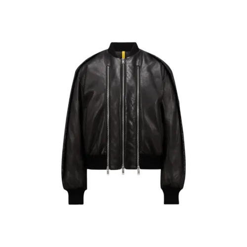MONCLER GENIUS Moncler X Willow Smith Leather Bomber Jacket