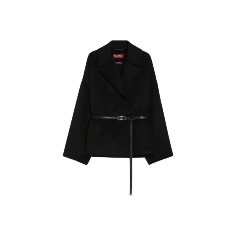 MaxMara Studio Blasy Collection Jackets & Coats Women's Black-0