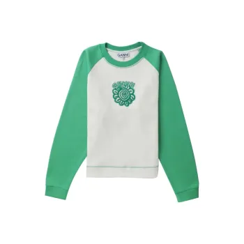 GANNI Sweatshirt Women's Bright Green