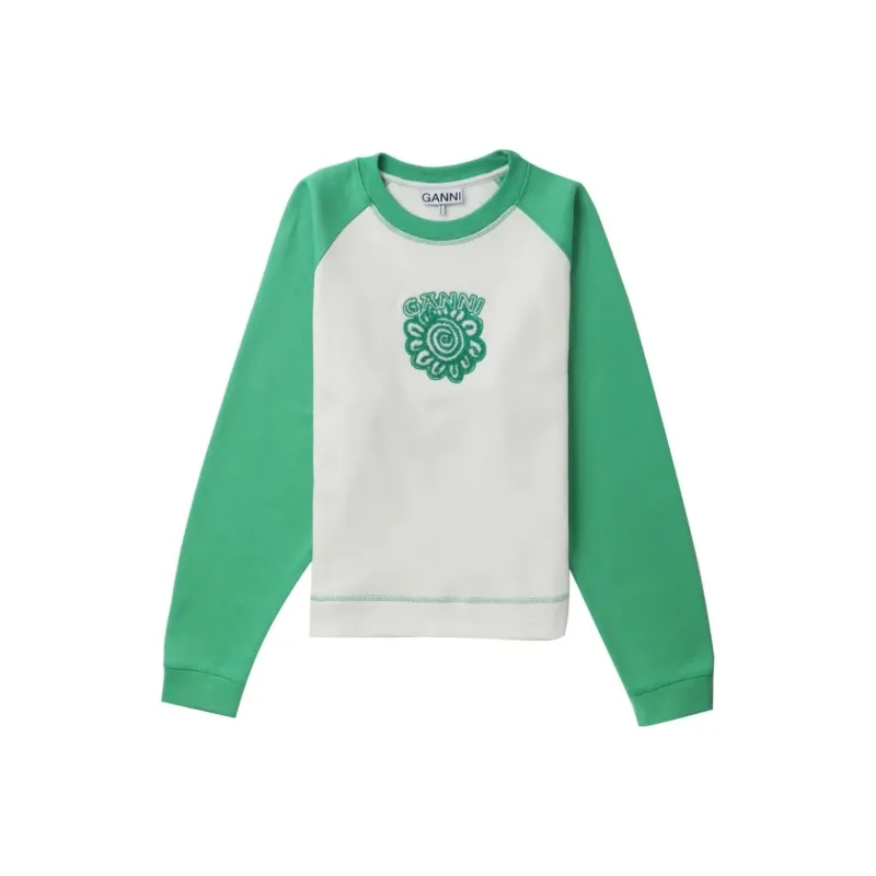 GANNI Sweatshirt Women's Bright Green-0