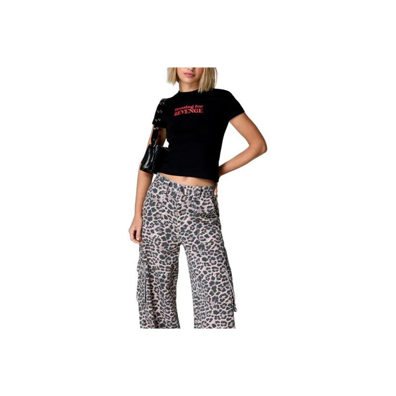NASTY GAL T-Shirt Women's Black-0