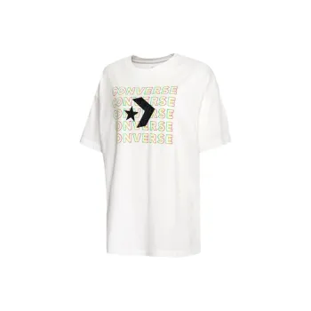 Converse Star Chevron T Shirt Women's White
