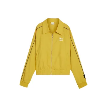 PUMA GRAPHICS SS24 Jackets Coats Women's Yellow