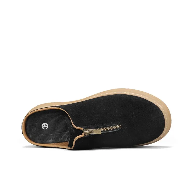 ENRICO COVERI Rubber Sole Quiet, Odor Resistant, Slip Resistant Closed Toe Slippers Men's-2