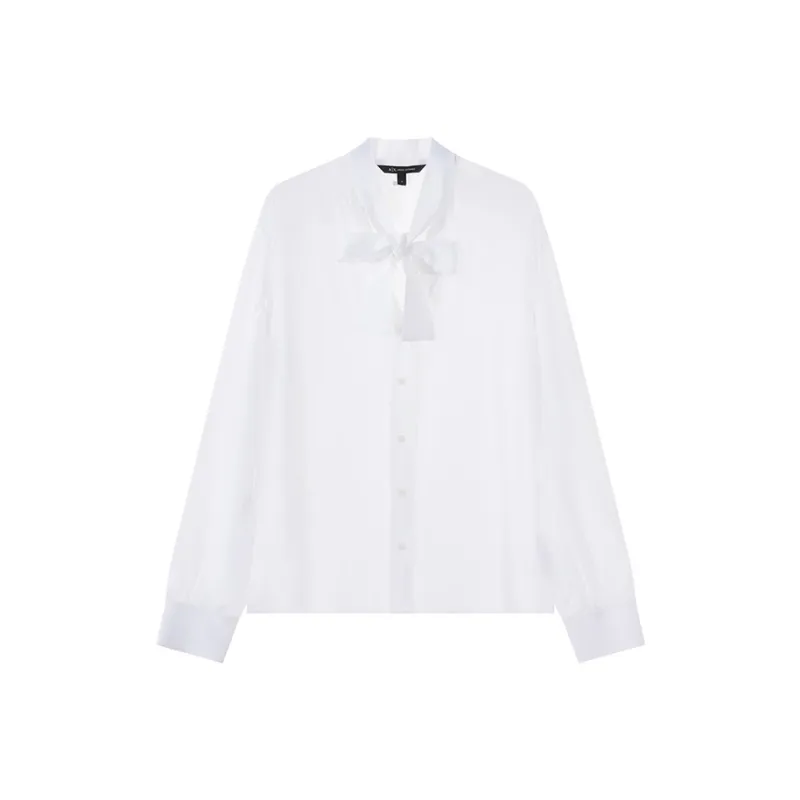 ARMANI EXCHANGEAE FW24 Shirt Women's Optical White-0