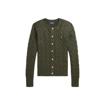 Polo Ralph Lauren Long Sleeve Cardigan Green