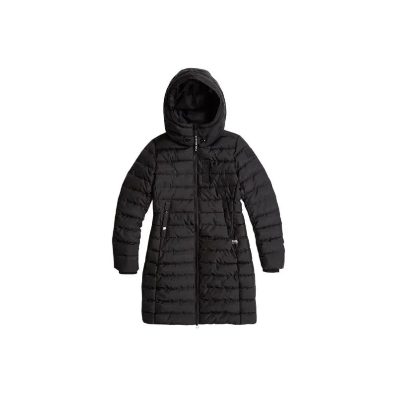 G-STAR RAW Whistler Hooded Slim Hedley Jacket Jackets Coats Women's Black-0