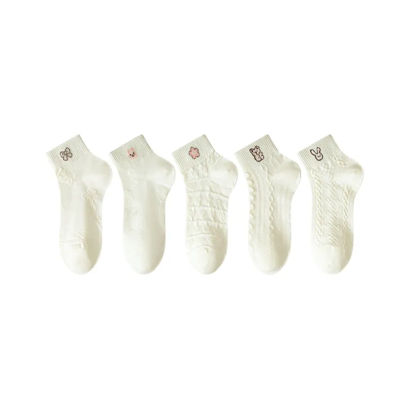 MIIOW Ankle Socks Women's 5 Pack-5