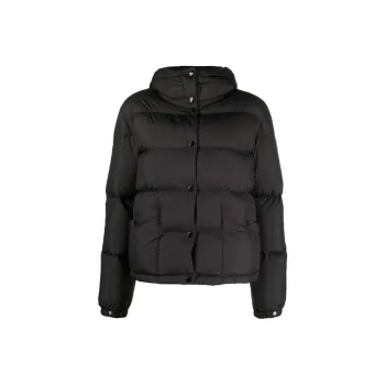 Moncler Ebre Logo Embroidered Buttoned Jacket