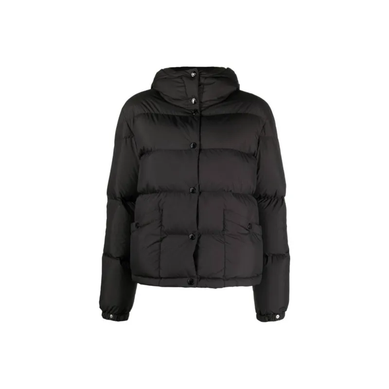 Moncler Ebre Logo Embroidered Buttoned Jacket-0