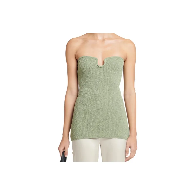 NANUSHKA Strapless Top Women's Sage Green-0