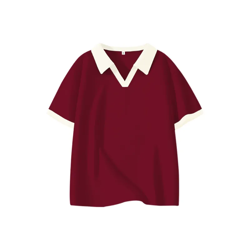 Cotton Polo Shirts Women's-6