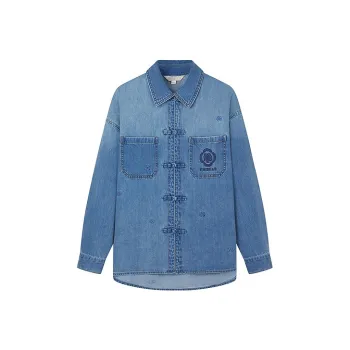 Teenie Weenie x NANJINGYUNJINYANJIUSUO Shirt Women's Medium Blue