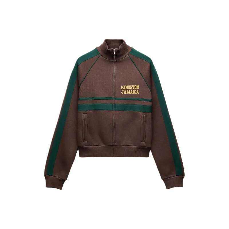 ZARA Sweatshirts Women's Brown-0