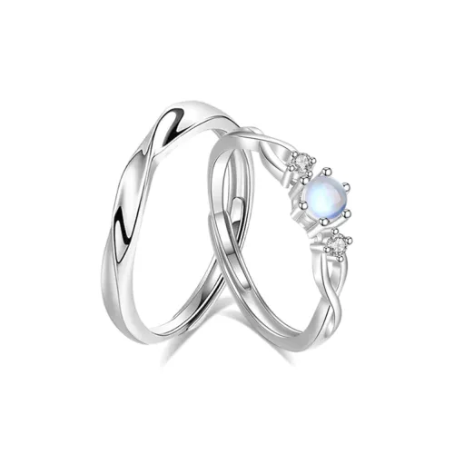 WANLIACC Colored Glaze Rings Unisex