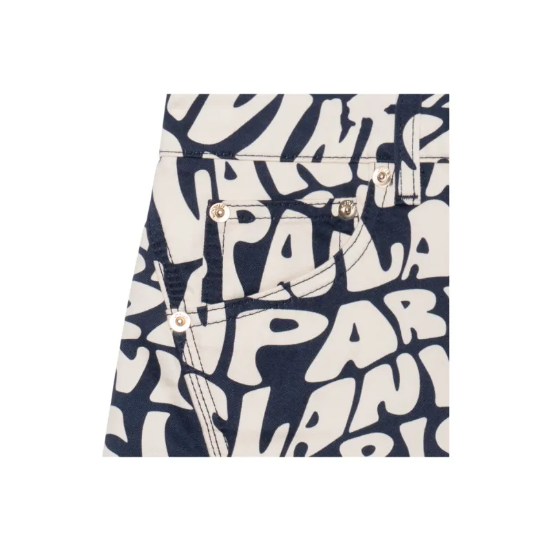 Lanvin SS21 Denim Shorts Women's Marine Blue-2