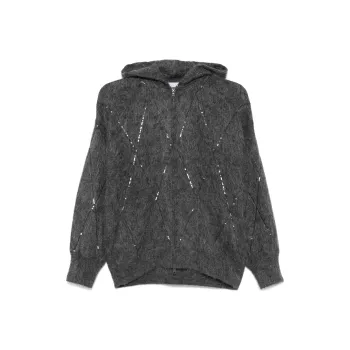 Brunello Cucinelli Sequin embellished Hoodie