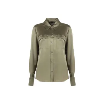 VINCE Long-Sleeved Button-Up Shirt