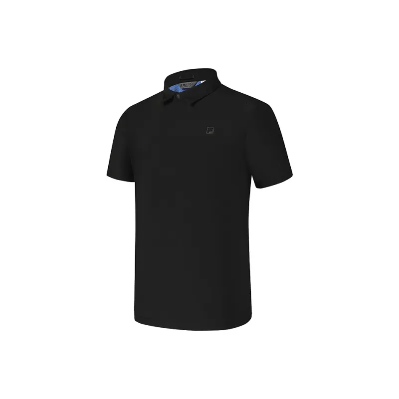 FILA Golf Series Polo Shirt Men's Pitch Black-2