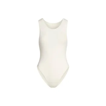 SKIMS SS25 COTTON JERSEY TANK BODYSUIT Bodysuits Women's MARBLE/Marble