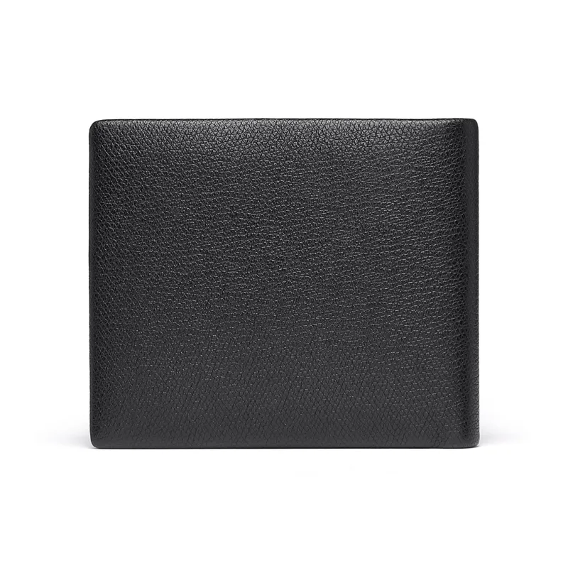 PIERRE CARDIN Top Grain Cow Leather Wallet Men's Black-1